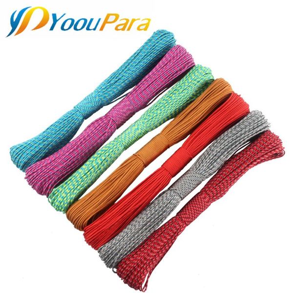 

outdoor gadgets yooupara 30pcs 100ft paracord 2mm one stand cords paracorde rope cord lanyard 100 colors