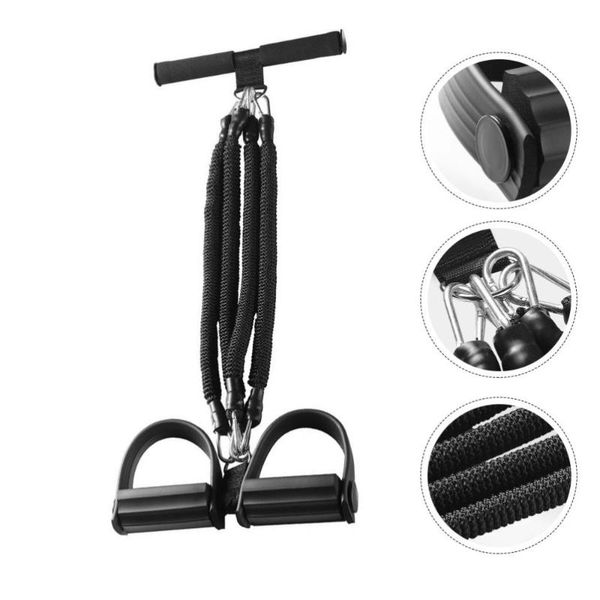 

pedal resistance band yoga stretch band elastic rope foot pedal expander