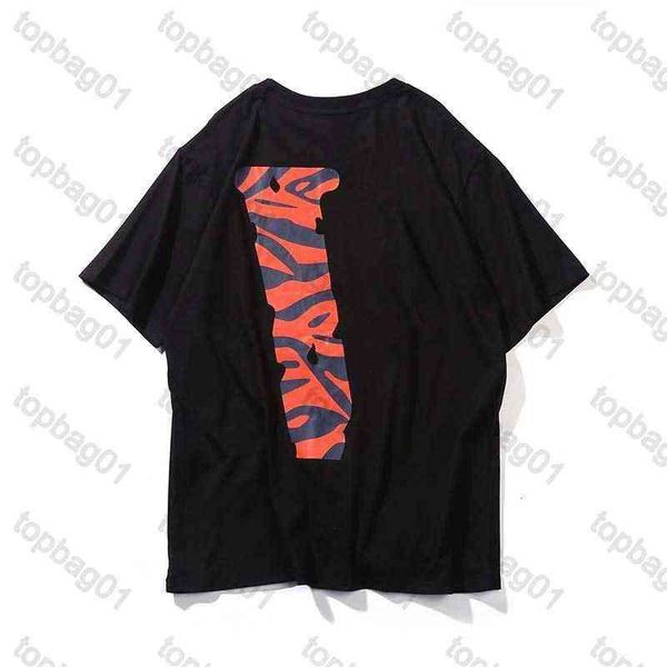 

designer large big reflective v friends men women t shirts casual smoke angel loose lovers luxury vlone's short sleeve 010, White;black