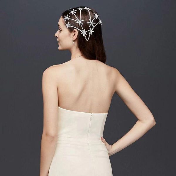 

hair clips & barrettes fine fashion european and american brides star crown wedding accessories, Golden;silver