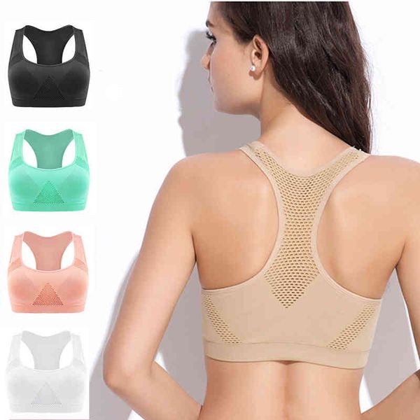 

[5colour/3size] professional absorb sweat athletic running sports bra , fitness women seamless padded vest tanks m l xl