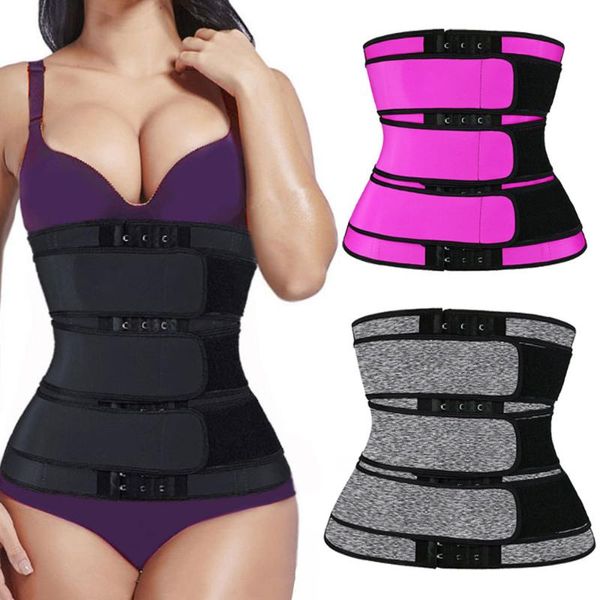 

women's shapers waist trainer body shaper belt for women weight loss slimming sweat neoprene trimmer corset shapewear sauna tummy contr, Black;white