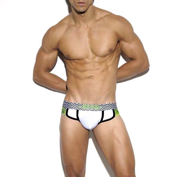 

underpants men's underwear comfortable buttocks tight-fitting nylon mesh low-waist boxer briefs males breathable gay, Black;white