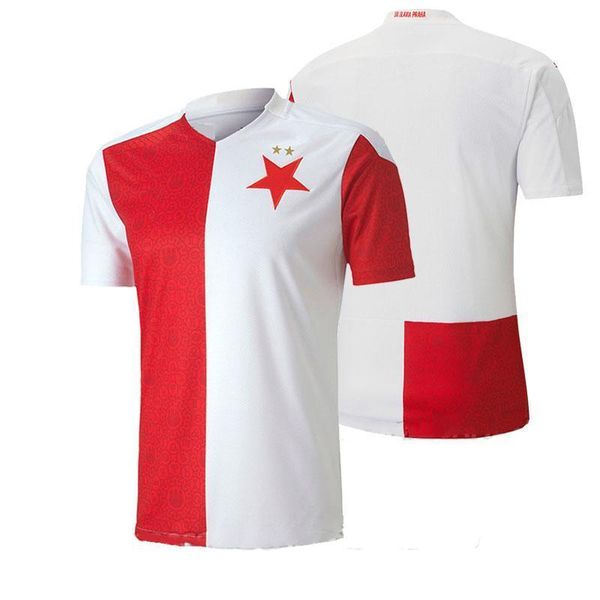 

men's t-shirts slavia 2021-21 de alta calidad personalizar jersÃ©is camiseta repÃºblica checa petar musa rumania stanciu sk praha tecl pa, White;black