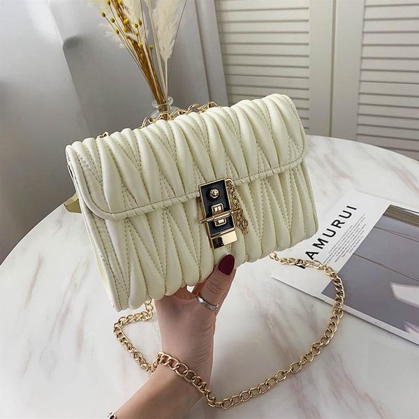 

new fashion diamond lattice design shoulder bag girl's chain purse handbag mini pu leather messenger crossbody bag ladies totes