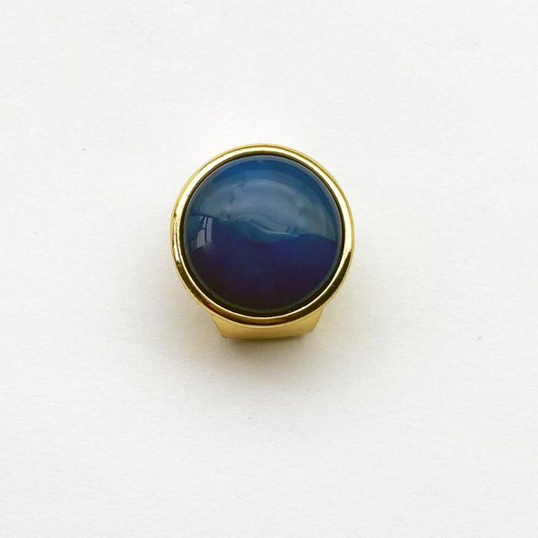 

cluster rings stone ring fashion simple design gold color round resin stretch statement finger gift jewelry for women, Golden;silver