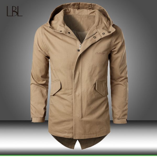 

tactical military windbreaker jackets mens autumn hoodie pilot coat casual cargo men sportswear hooded bomber overcoat kg-464, Black;brown