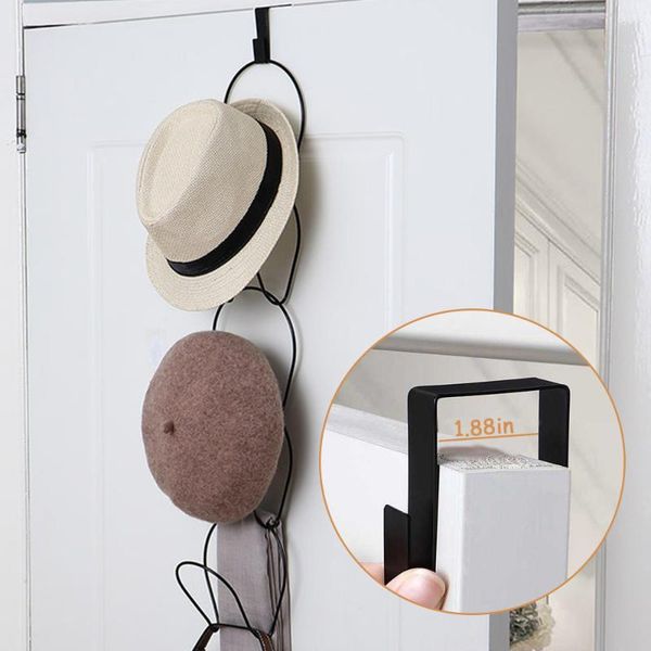 

hooks & rails door baseball cap rack hat display holder closet clothes scarf towel round storage shelf