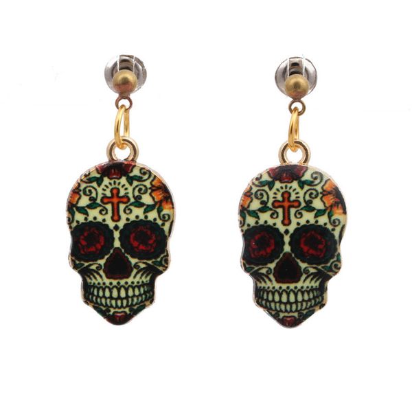 

Halloween Skull Picture Earrings High-quality Kirsite Fan Fashion Collection