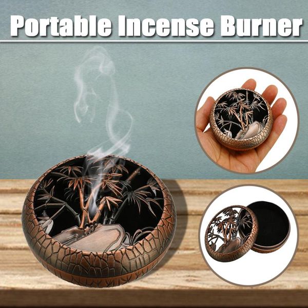 

fragrance lamps classical incense burner living room decor portable porcelain coil holder ceramic mosquito repellent home decoration