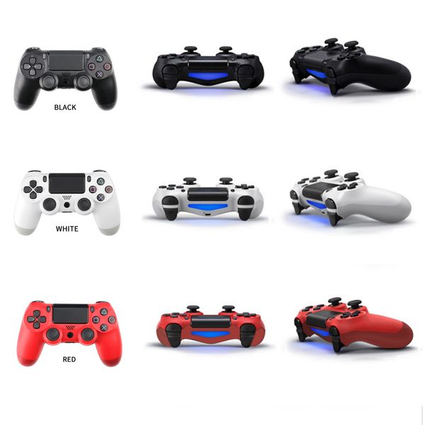 

bluetooth wireless controller for ps4 vibration joystick gamepad game handle controllers to play station with logo on retail box