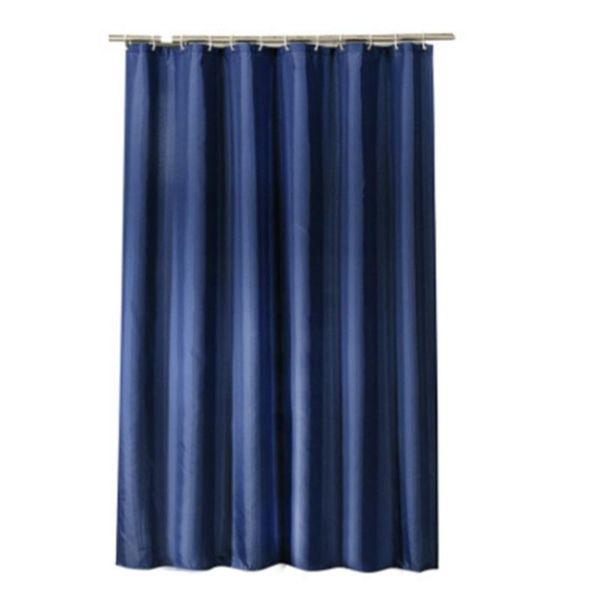 

shower curtains dark blue thick polyester fabric plain curtain home el bathroom waterproof partition 180 x 200c