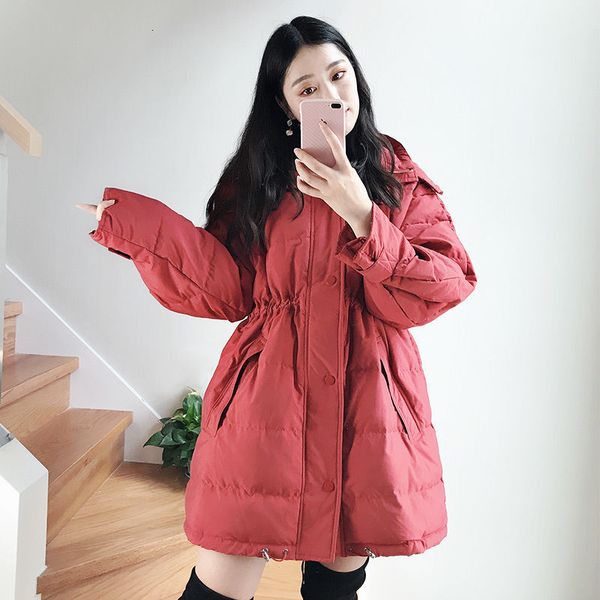 

winter arrivals women with warm hood mean loose duck jacket down y54 2yba, Black