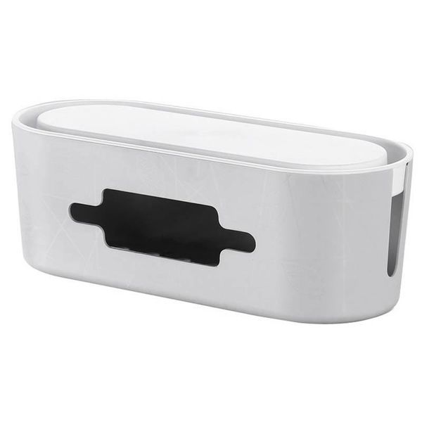 

storage boxes & bins power strip cord line organizer 1 pc cable collect cases household necessities wire box