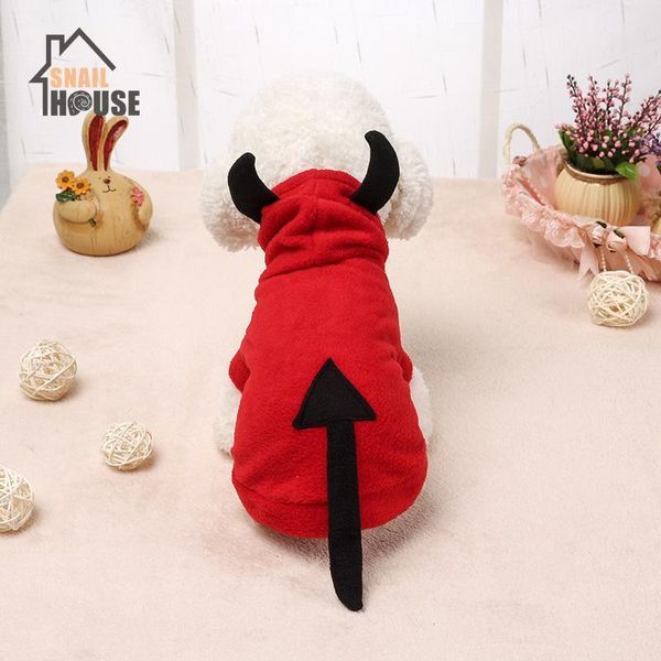 

dog apparel snailhouse pet little devil costumes casual transforms creative interesting puppy clothes cat small autumn winter coat