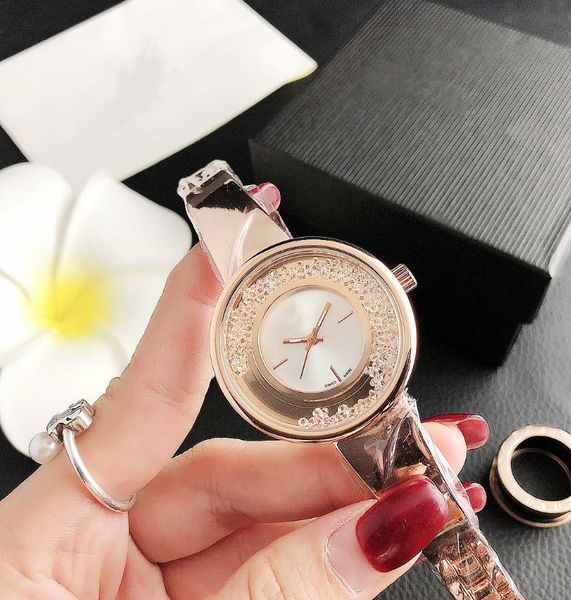 

wristwatches silver bracelet watches stainless steel retro ladies quartz fashion casual women dress watch, Slivery;brown