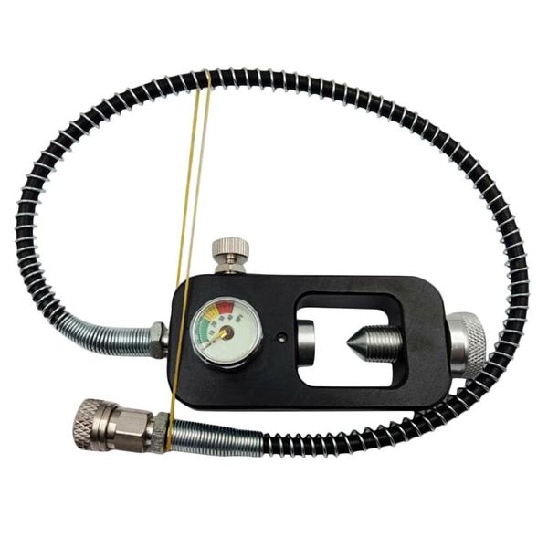 

pcp scuba diving tank fill station with high pressure fill whip
