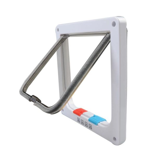 

cat carriers,crates & houses intelligent control gate pet door fence dog switch durable plastic material s size supplies