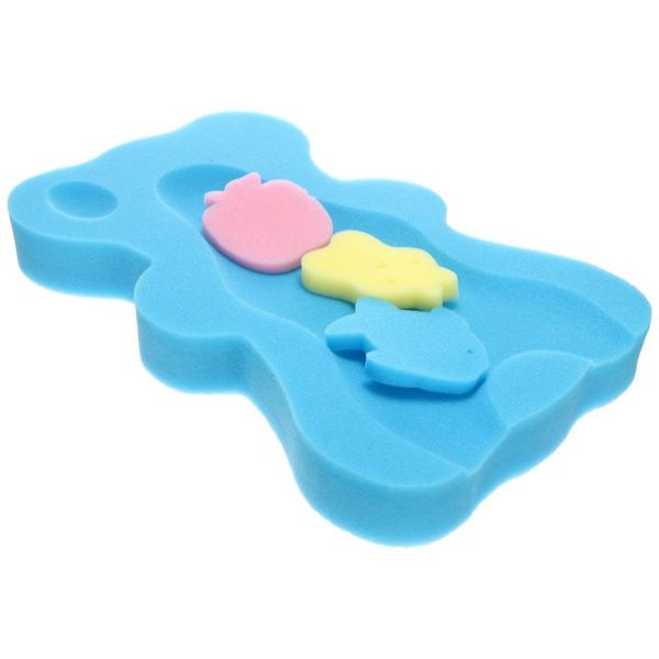 

carpets 1pc supple baby bathtub mat born antislip bathing tub sponge cushion sky-blue