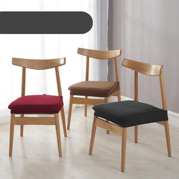 

chair covers 1pc waterproof stretch dining room el seat universal removable washable square cushion protector