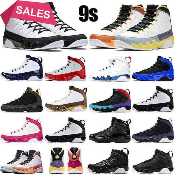 

{outdoor}discount 9 9s men basketball shoes change the world bred university gold space jace gym red mens trainer sports sneakers
