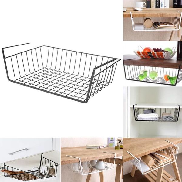 

hooks & rails kitchen cabinet clapboard hanging basket closet storage rack dormitory shelf desk finishing