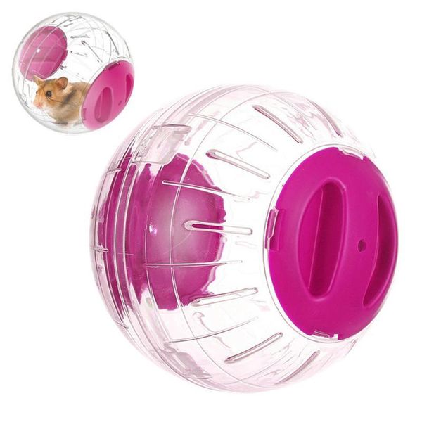 

small animal supplies size 12cm home pet funny running ball plastic grounder jogging hamster exercise toy training 3 colors