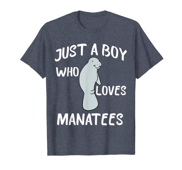 

Just A Boy Who Loves Manatees Floaty Sea Cow Dugong T-Shirt, Mainly pictures