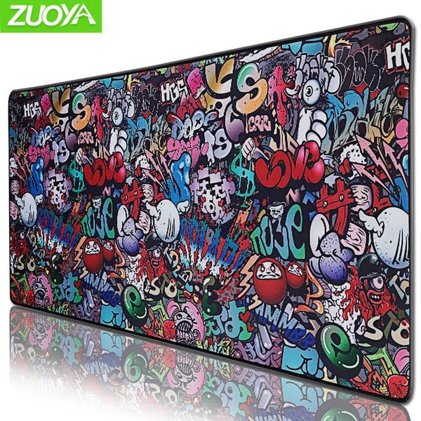 

mouse pads & wrist rests pad gaming mousepad super size gamer carpet pc desk mat non-slip natural rubber keyboard