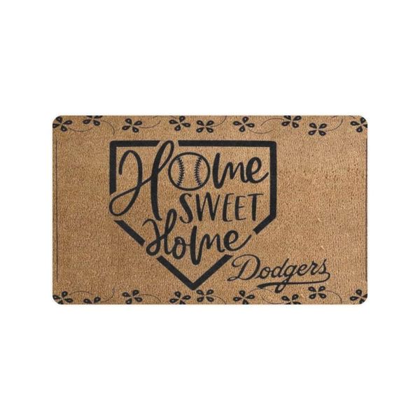 

carpets dodgers decor door mat home sweet doormat rubber 30x18
