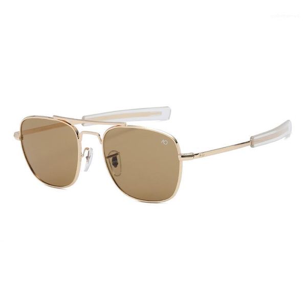 

sunglasses fashion vintage army military optical ao for men brand design classic male summer outdoor driving travel sun glasses, White;black