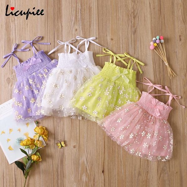 

girl's dresses 0-18 months baby girls casual princess dress floral printed pattern boat neck tie up slip white/ yellow/ pink/ purple, Red;yellow