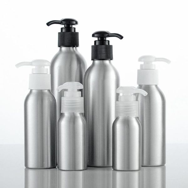 

1pc empty aluminum bottle aluminum lotion bottle for hair shampoo hand sanitizer safe gel cosmetic shampoo lotion