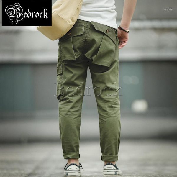 

men's pants rhombus cargo army green mid waist slim archon tactical special forces training men asymmetric pocket, Black