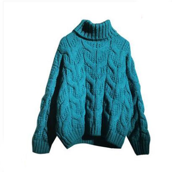 

head of women turtleneck high nightgown loose fall and winter new solid color torsion tb190602 1ptm, White;black