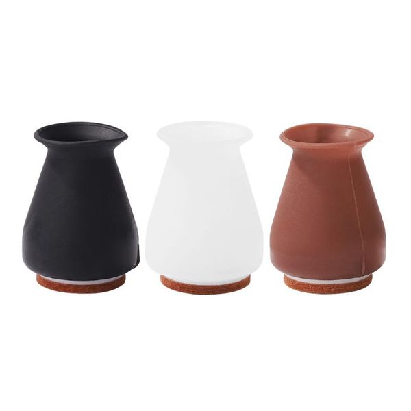 

storage bags 4pcs silicone furniture leg protection covers table feet thick pad floor protector for chair anti-slip legs