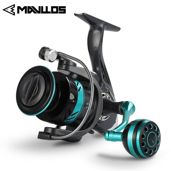 

baitcasting reels mavllos est spinning fishing reel 1000-7000 5.2:1 ratio 5-10kg max drag eva/ metal knob ul coil saltwater carp