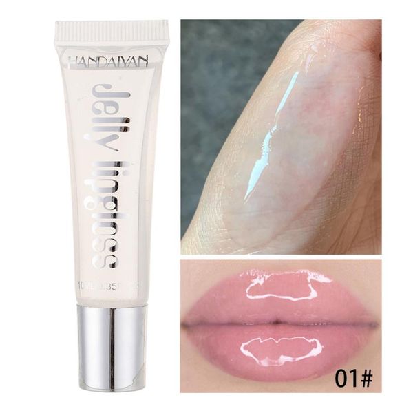 

lip gloss moisturizing plumping plumper makeup glitter nutritious liquid lipstick cherry jelly oil clear