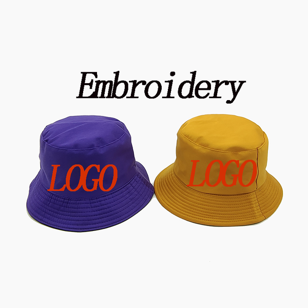 

wide brim hats fisherman hat custom embroidery logo women cotton reversible sun with, Blue;gray