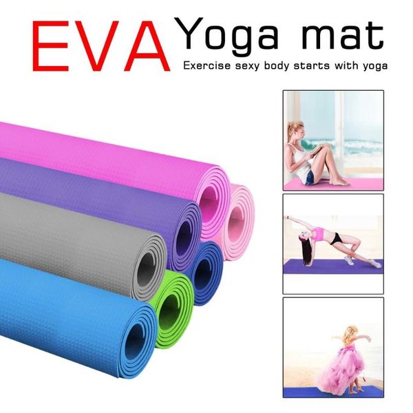 

colchonetas gimnasia 4mm thick durable yoga mat non-slip exercise fitness pad mat lose weight accupressure trainieren matte
