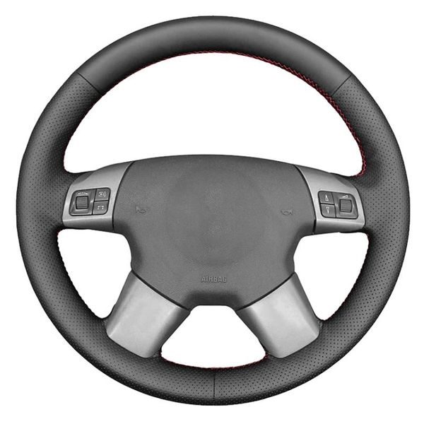 

steering wheel covers black genuine leather car cover for vectra c 2002-2005 signum 2003-2005 vauxhall 2004