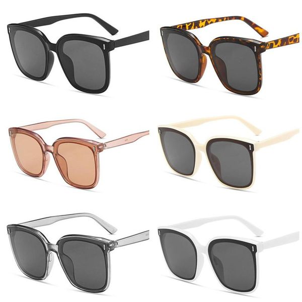 

sunglasses fashion retro rice nails sun glasses square eyeglasses goggles anti-uv spectacles oversize frame eyewear a+++, White;black