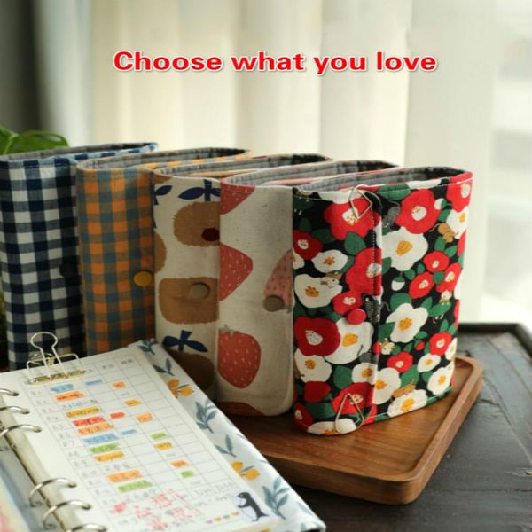 

notepads loose-leaf hand account notebook can hold money-multi-function expense book portable journal travel diary journals note, Purple;pink