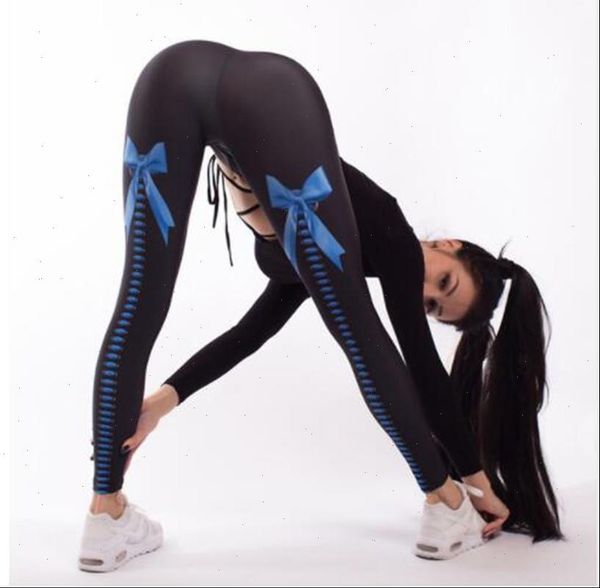 

2021 women sporting leggings clothing fitness push up bow digital printing leggings hip elastic high waist black leggings
