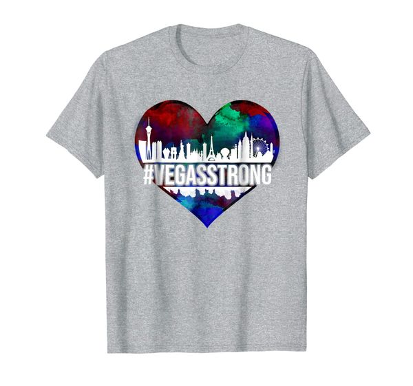 

vegasstrong nevada proud heart colors tshirt, White;black