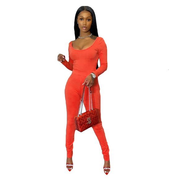 

2021 new solid color round neck athletic t-shirt pencil pants women's suit autumn simple style casual two-piece set yr2m, Gray