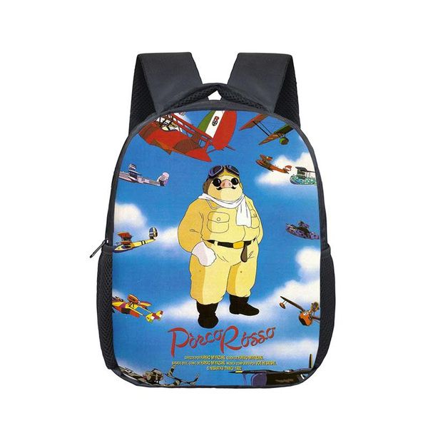 

backpack 12 inch tonari no totoro castle in the sky kindergarten infantile small for kids baby cartoon school bags children gift