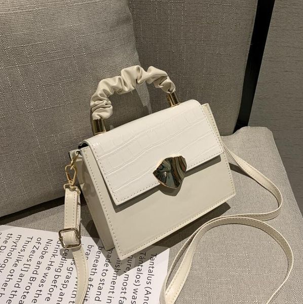 

wallets chain small square bag with all kinds of solid color messenger bagfashion real leather, Red;black