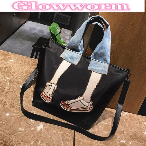 

shoulder bags trend hand women 2021 tote bag big designer embroidered shopping casual printed crossbody for