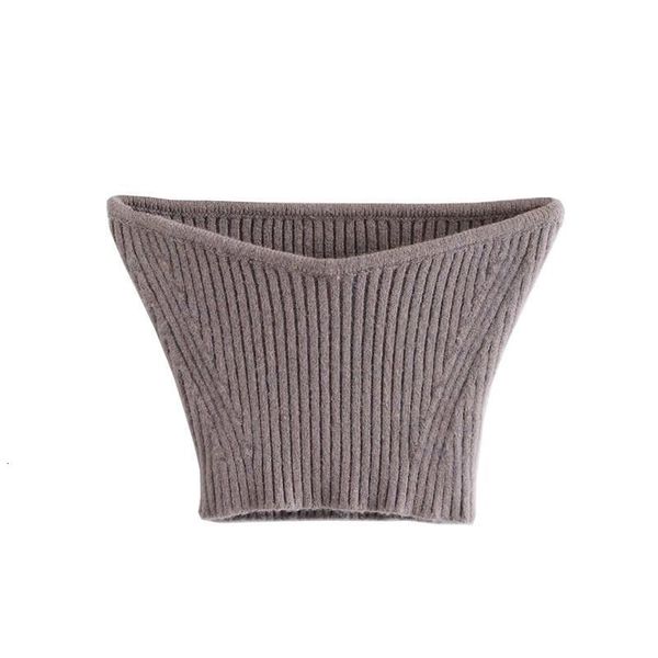 

vintage sequined halter deep knitted collarless knitted blouse 2021 spring womens wear slim waist wrapped top, White